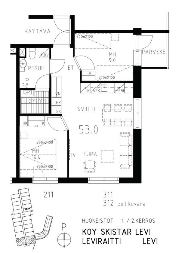 Отель HOTEL Lost In Levi & apartments Леви