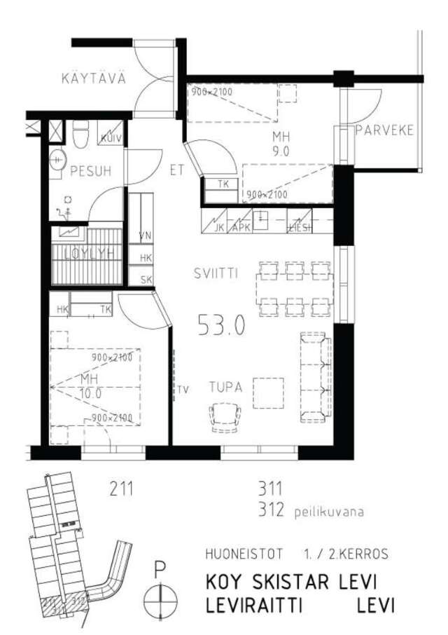 Отель HOTEL Lost In Levi & apartments Леви-8